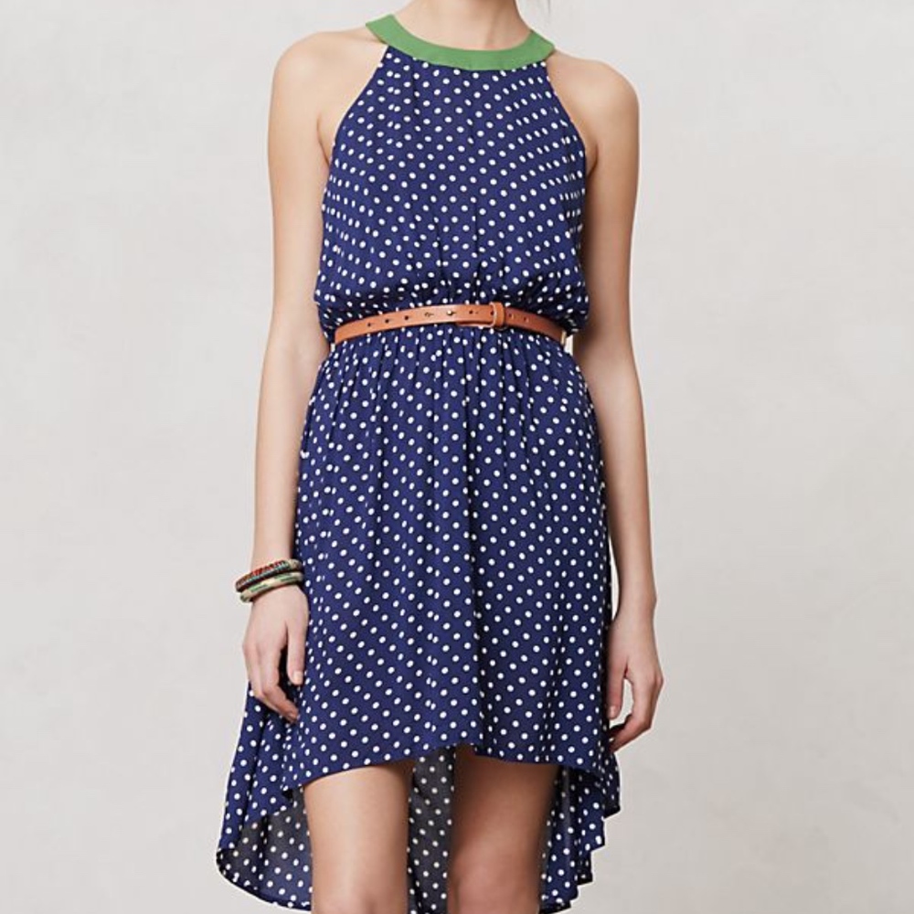 LILKA LARK Polka Dot High Low Dress
